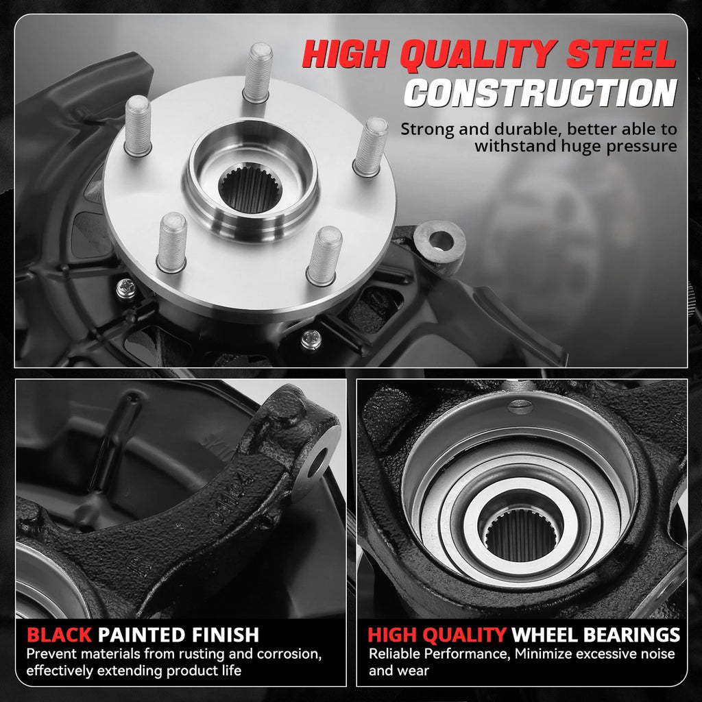 Front Passenger Right Loaded Wheel Bearing Knuckle for Toyota Camry Hybrid (2007–2011)