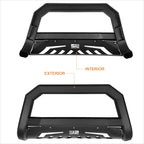 J2 Carbon Steel Bull Bar Front Bumper Grille Guard for Dodge Ram 1500-3500 (2002–2009)