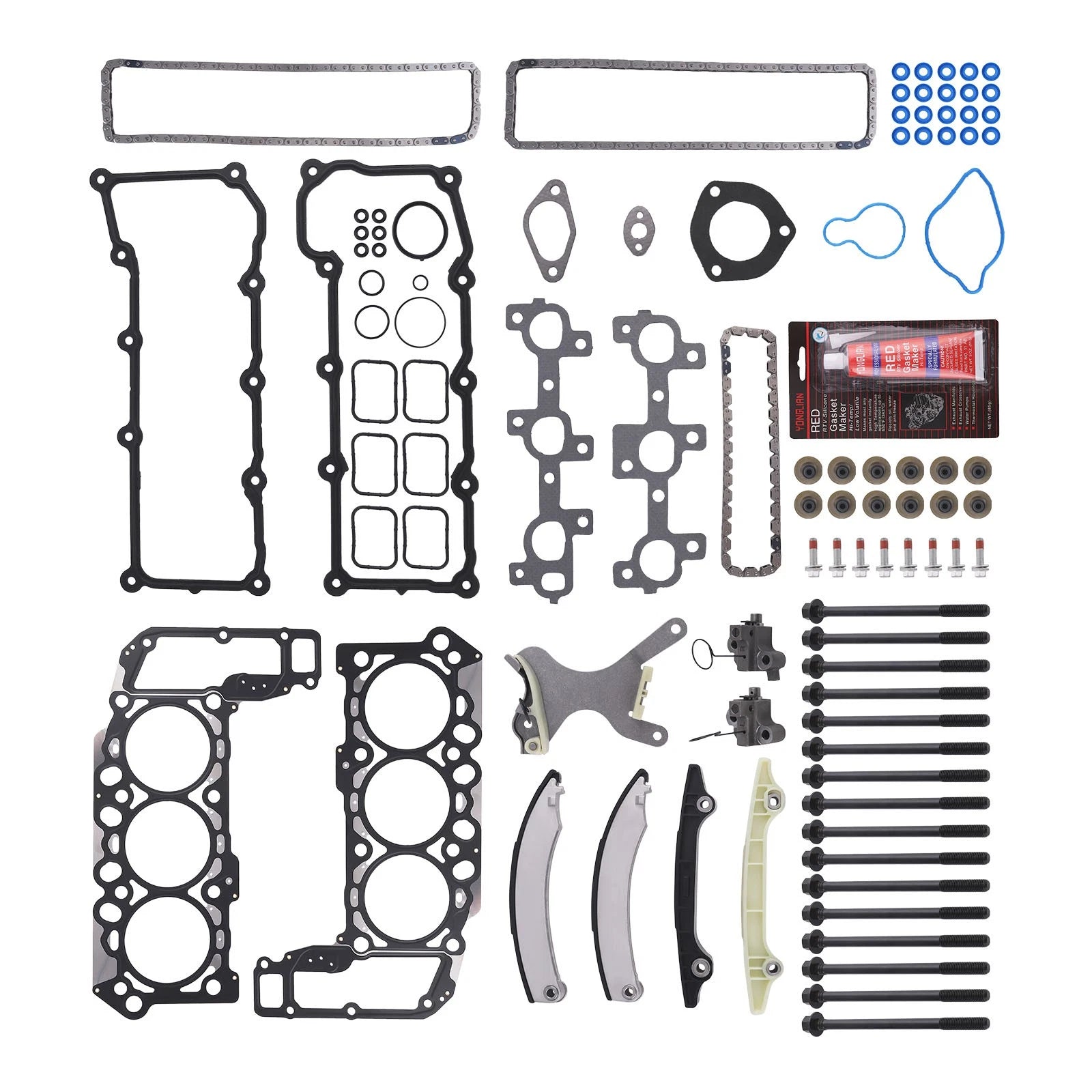 Timing Chain Kit and Head Gasket Set for Dodge Jeep (2002–2005)
