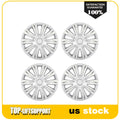 Set of 4 Wheel Covers for R17 Tires - Snap On Silver