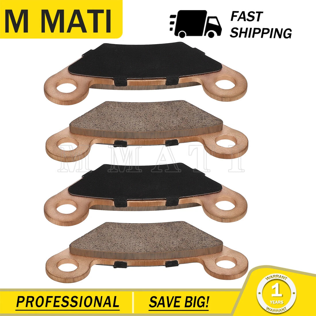 AM141182 Brake Pads Set for John Deere Gator XUV TX HPX 620i 850 (2007–2018)