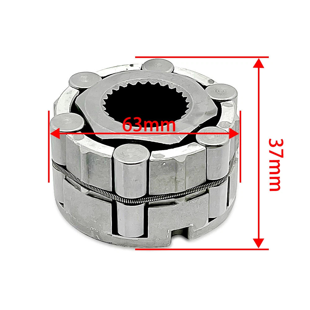 Front Wheel Hub Clutch & Bearings Seals Kit for Polaris Big Boss (1990–1998)