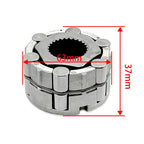 Front Wheel Hub Clutch & Bearings Seals Kit for Polaris Big Boss (1990–1998)