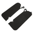 Sun Visor Pair for Corvette C6 (2005-2013) - Black with Vanity Mirror