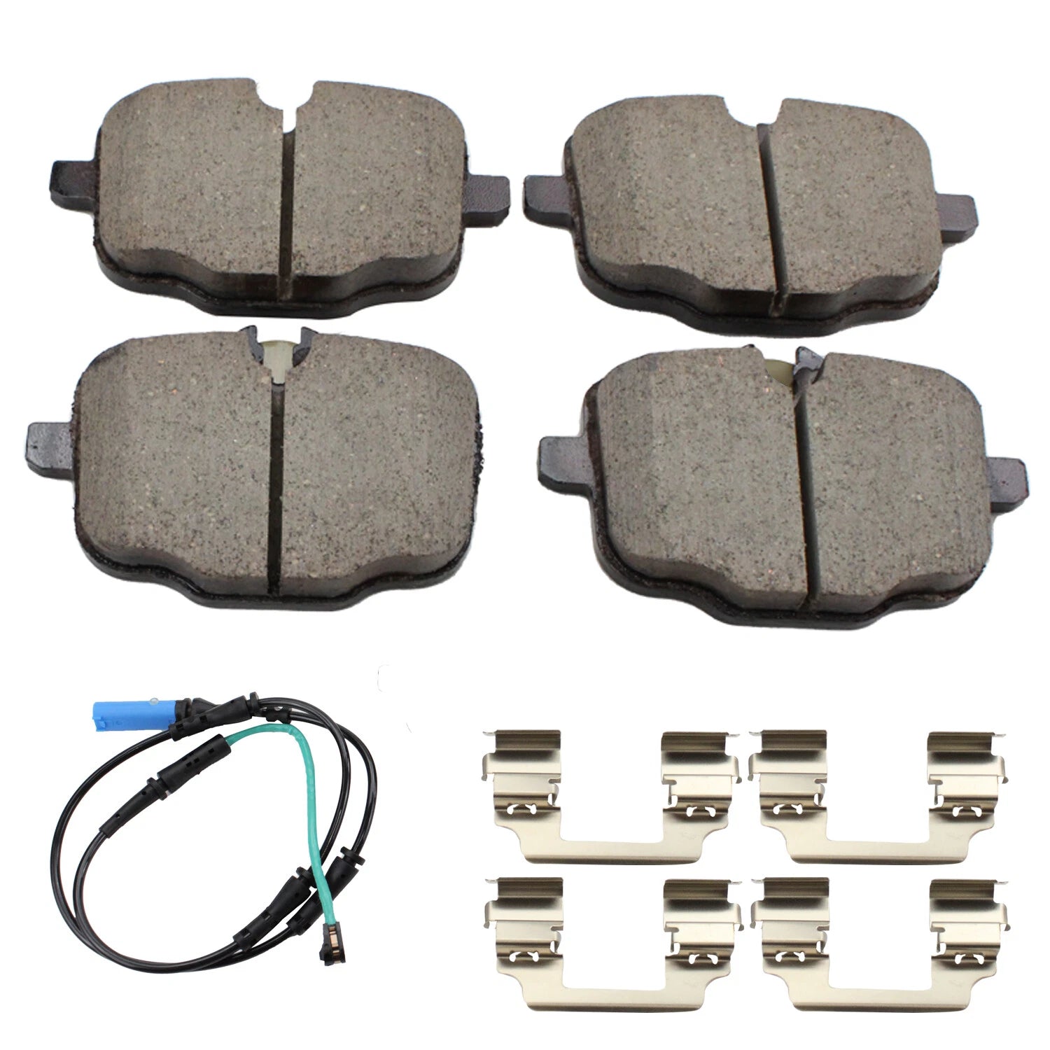 Set of 4 Akebono Euro Ultra Rear Ceramic Brake Pads for BMW G30 G11 F91 Alpina B7