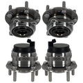 4x Wheel Hub Bearings for Hyundai Santa Fe Sport (2013–2014)
