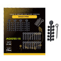 Set of 4 Hook Stop Beads for Fishing Rig Parts (12mm, 15mm, 18mm)
