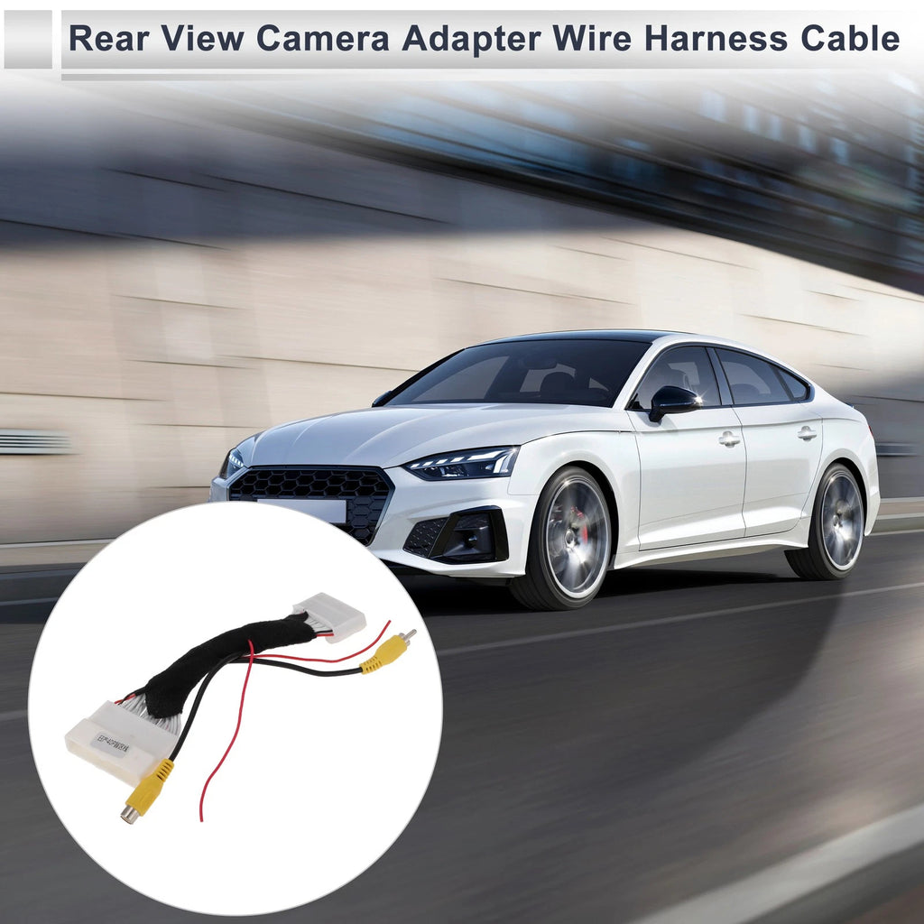 Rear View Camera Adapter Wire Harness Cable for Nissan Sylphy X-Trail Altima (–)