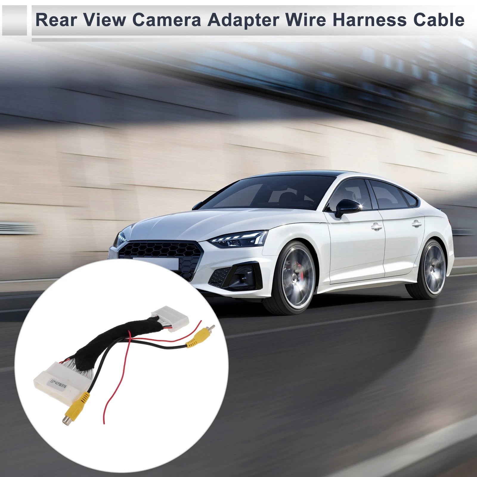 Rear View Camera Adapter Wire Harness Cable for Nissan Sylphy X-Trail Altima (–)