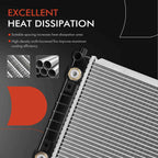 Radiator with Transmission Oil Cooler for Ford Probe (1993–1997)