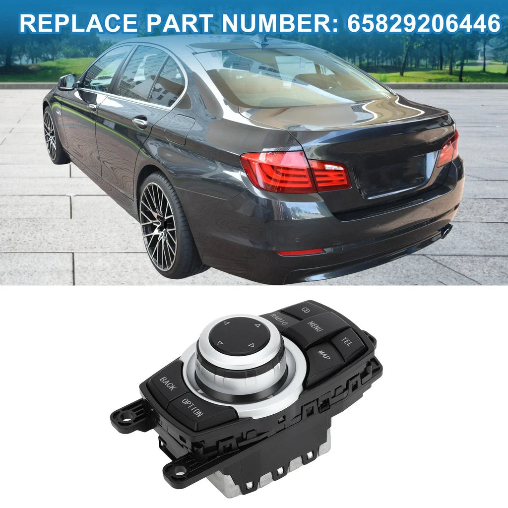 Steering Wheel Control Switch for BMW 528i (2010-2011) Black