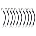 10X Heavy Duty 9" Natural Rubber Bungee Strap Tie Down Cord