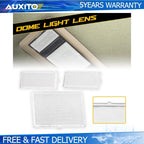 2x Map 1x Dome White LED Interior Light Cover for 88-98 Chevy Silverado/GMC H