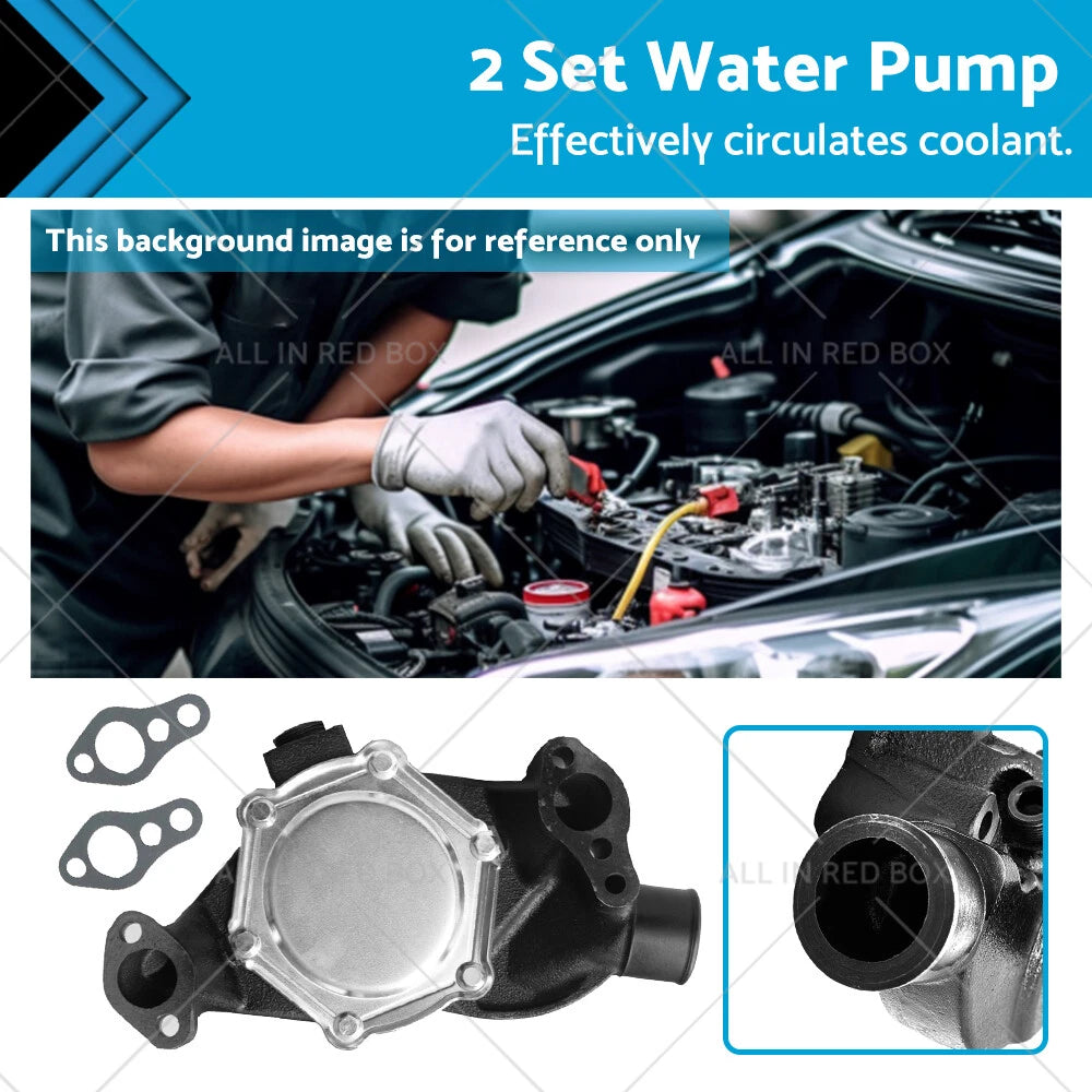 2 Sets Water Pump for MerCruiser (60658, 17437, 850399, 8503991)