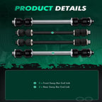 4Pc Kit: 2 Front & 2 Rear Stabilizer Sway Bar End Links for Ford Mercury