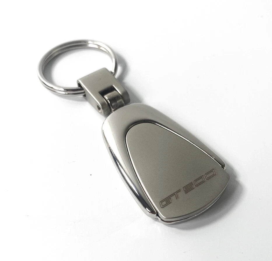 Key Fob Chain Teardrop Chrome Gunmetal for Shelby Mustang GT500 (2013–2014)