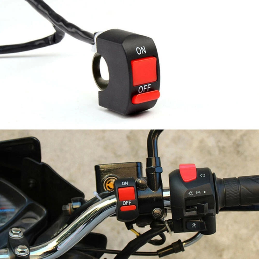 Handlebar Light On/Off Switch for SUV ATV (Normal & Hazard Lights)