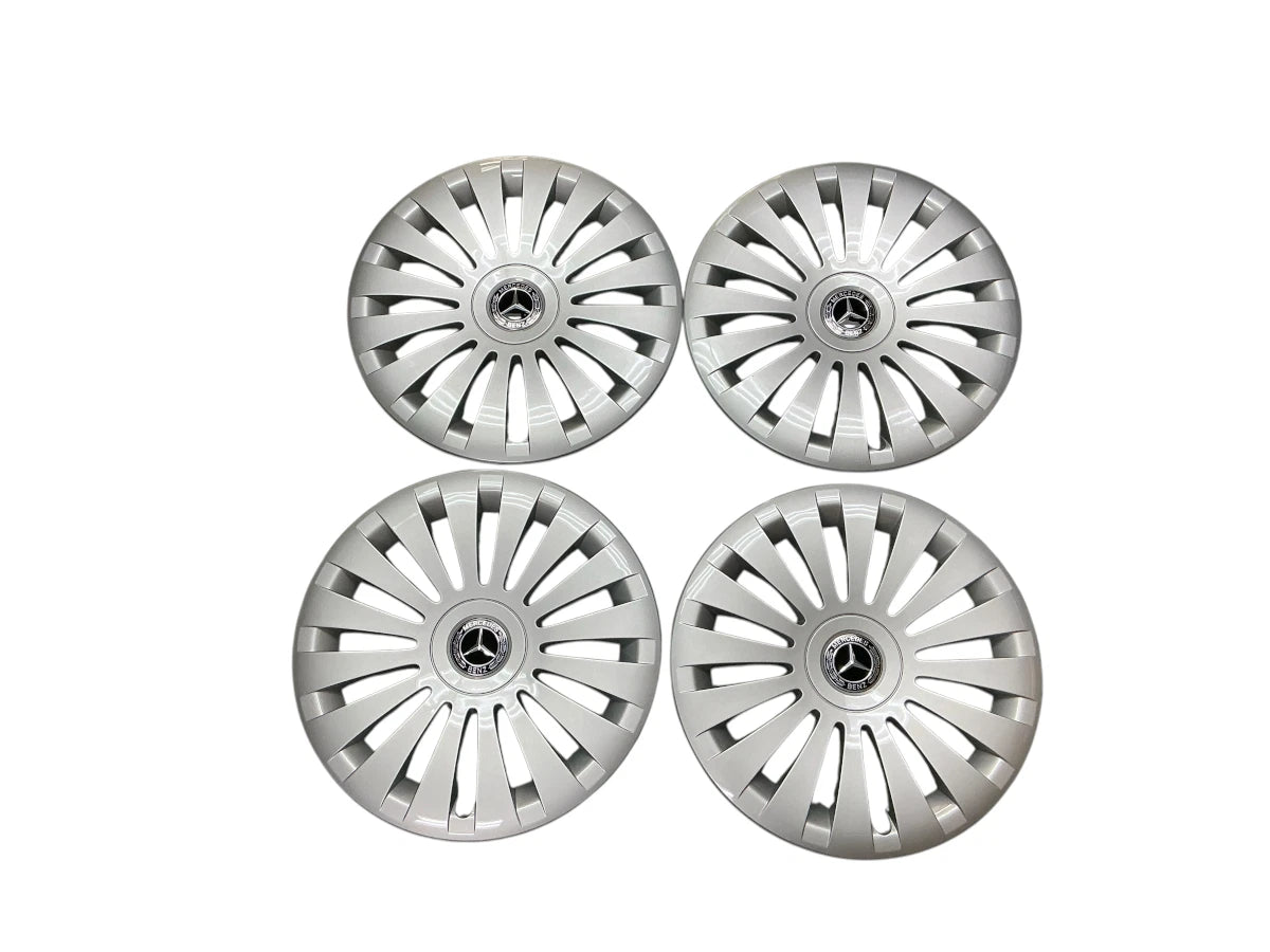 Set of 4 Hubcap Wheel Covers for Mercedes-Benz Metris Van (2016–2023)