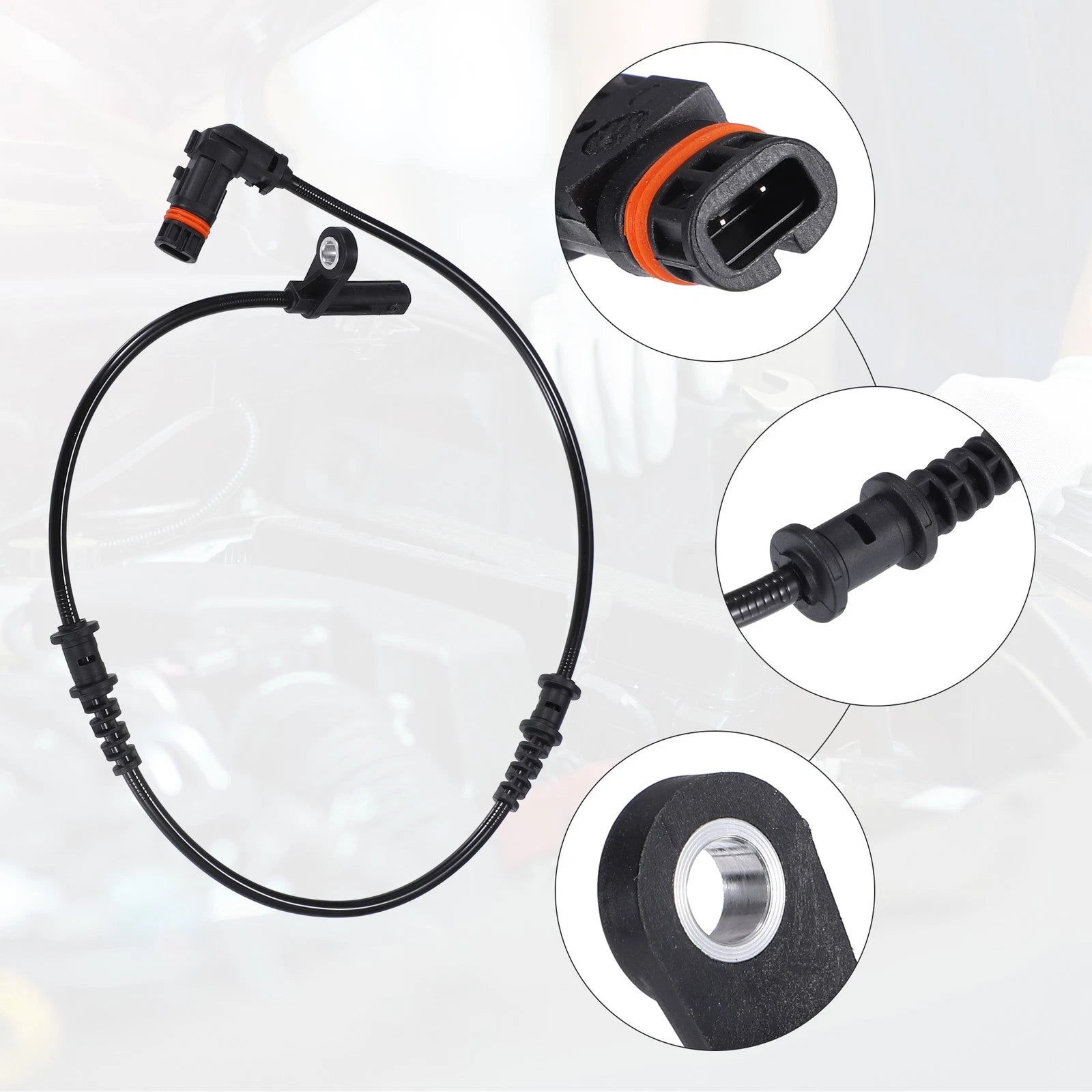 2pcs ABS Wheel Speed Sensor for Mercedes-Benz (A2035400417)