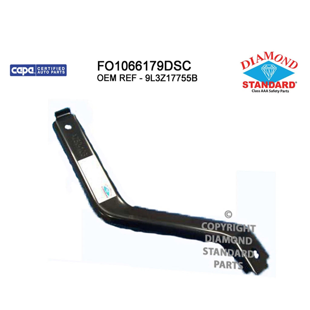 Replacement Steel Front Driver Side Inner Bumper Mounting Bracket for Toyota