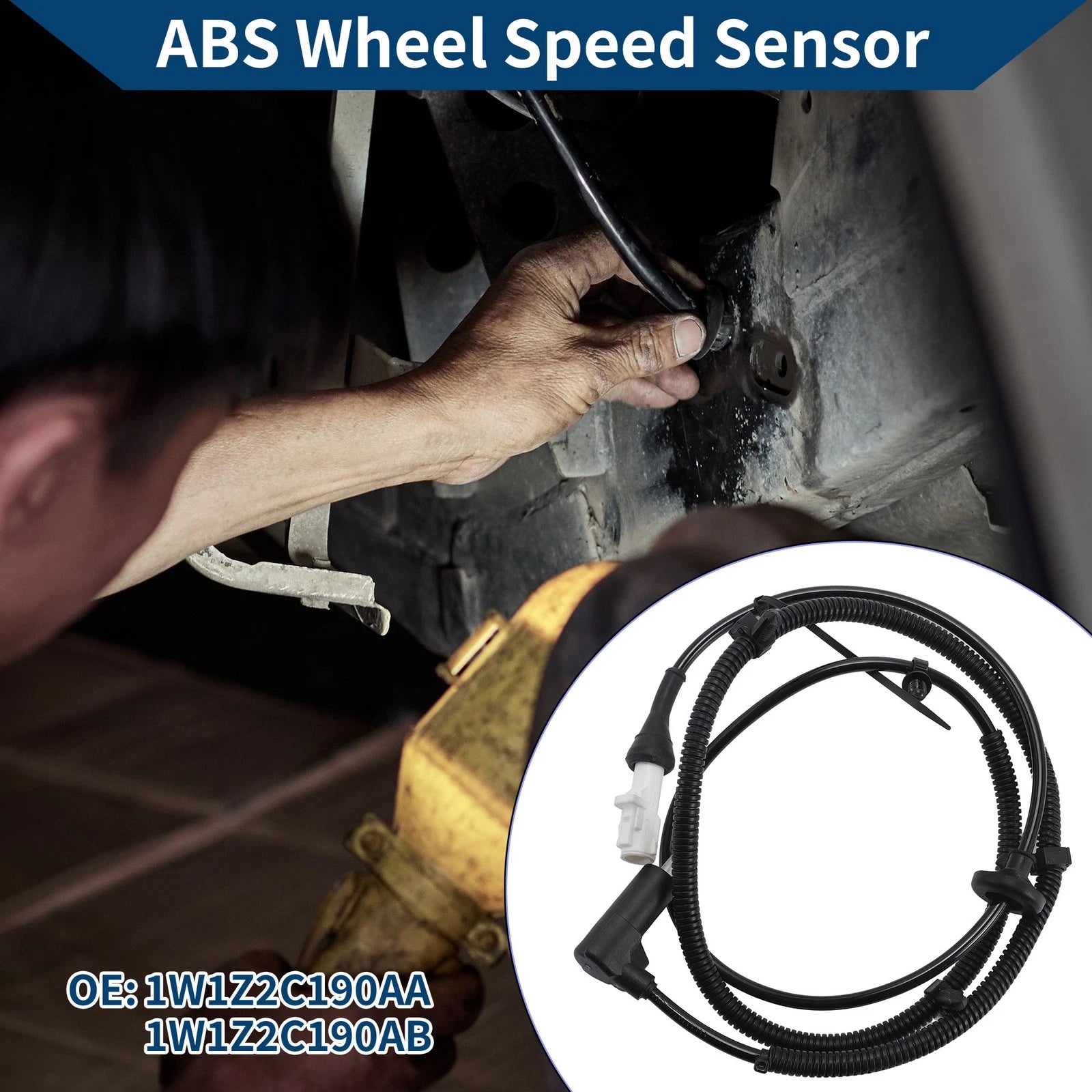ABS Wheel Speed Sensor No. 1W1Z2C190AA for Ford Crown Victoria (2001–2002)