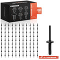 Set of 100 Nylon Blind Expansion Rivet Clips for Ford Chrysler