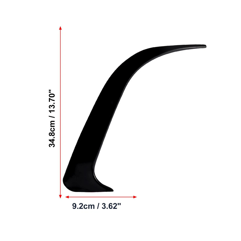 1 Pair Rear Bumper Spoiler Air Vent Outlet Cover Trim for Mercedes-Benz CLA (2014–2019)