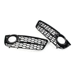 Honeycomb Mesh Fog Light Grille Covers for Audi A5 (2008-2011)