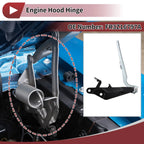 Hood Hinge for Ford Mustang (2015–2017) Left Side, 1 pcs