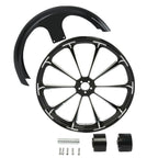 26" Wheel Rim Dual Disc Hub & Front Fender for Harley Touring (2008–2025)