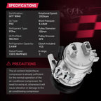 A/C Compressor with 6-Groove Pulley for Chrysler 300, Dodge Charger (2006–2010)