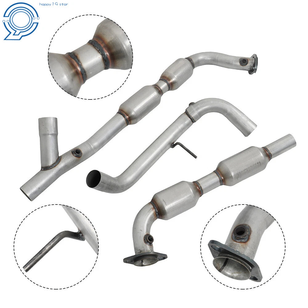 Set of 2 Catalytic Converters for Ford F-150 (1998–2000) 5.4L 4WD