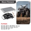 Aluminum Radiator & Cooling Fan for Polaris Sportsman 800 (2005–2012)