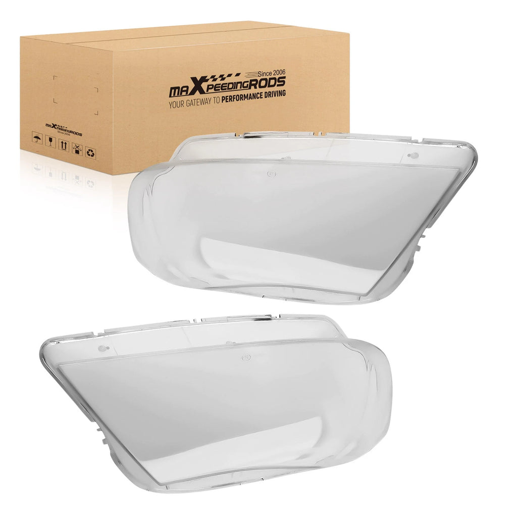 Pair Xenon Headlight Lens Cover for BMW 3 Series E90 E91 (2005–2012)