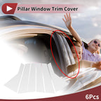 Door Pillar Window Trim for KIA Sorento (2015–2020) Silver Tone Left Right