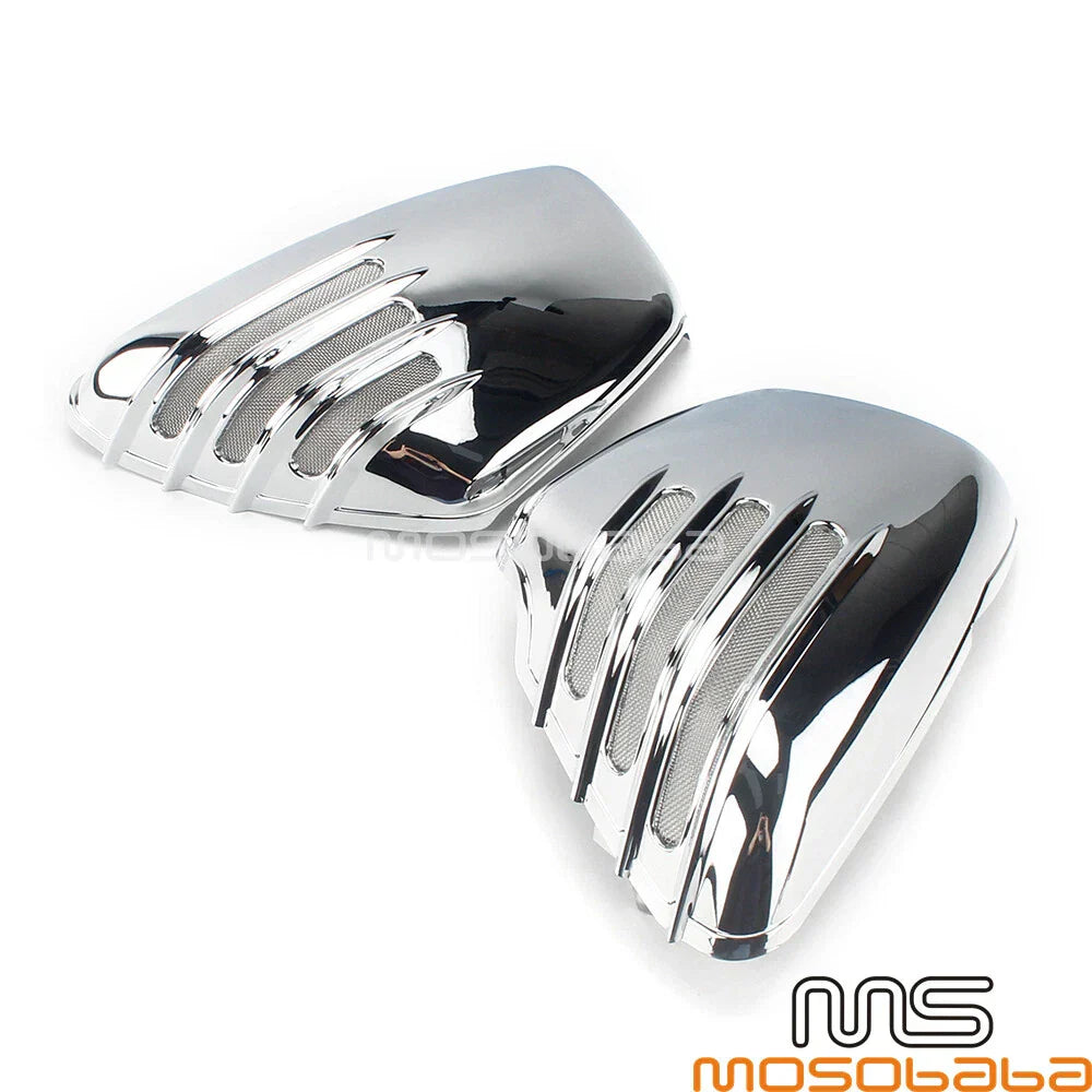 Ribbed Battery Side Panels Covers for Yamaha Virago XV700-1100