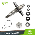 Water Pump Impeller Shaft Gear Kit for Yamaha YZ250F (2001–2023) 5NL-12459-00-00