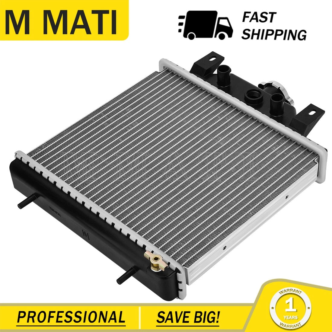 Radiator w/ Cap for Polaris Scrambler Sportsman 400 400L 500 Magnum 425 (1995–2006)
