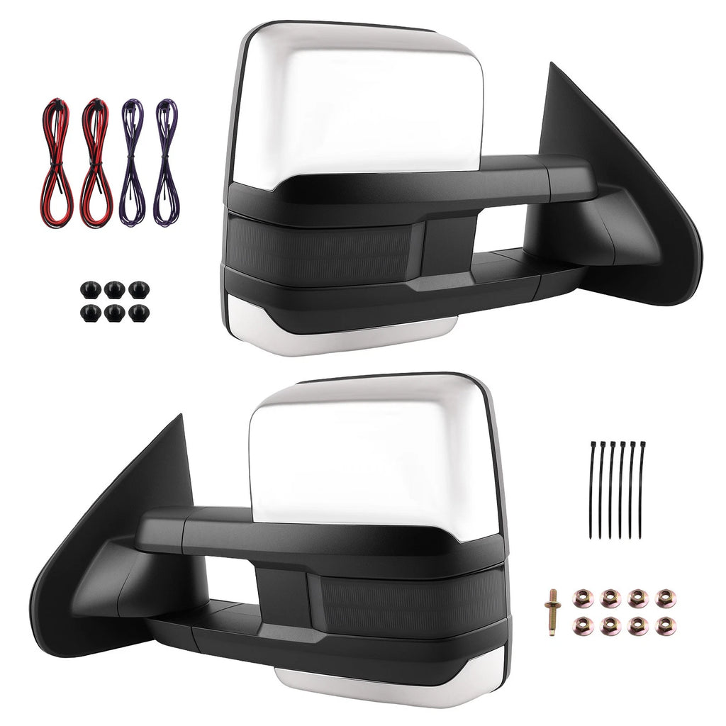 Power Heated Side Mirror for GMC Sierra 2500HD 3500HD (2015–2019) Arrow Light