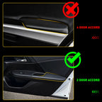 Right Side Door Armrest Panel for Honda Accord Coupe (2008–2012) Black Leather