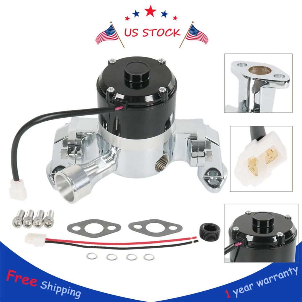 Chrome Electric Water Pump for Small Block Chevy (350 EWP)