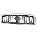 Front Grille Replacement Black Chrome Plastic for Hyundai Sonata (2002–2005)
