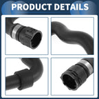 HVAC Heater Hose for BMW X5 3.0i (2001–2006) No. 11537510120 Rubber Black