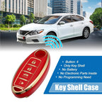 Silicone Key Fob Case Cover for Infiniti QX80 (2014) - Red