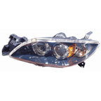 Replacement Driver Halogen Head Light Lens/Housing for 2004-09 Mazda Mazda 3