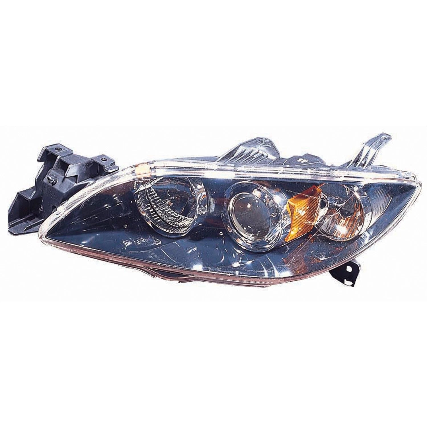 Replacement Driver Halogen Head Light Lens/Housing for 2004-09 Mazda Mazda 3