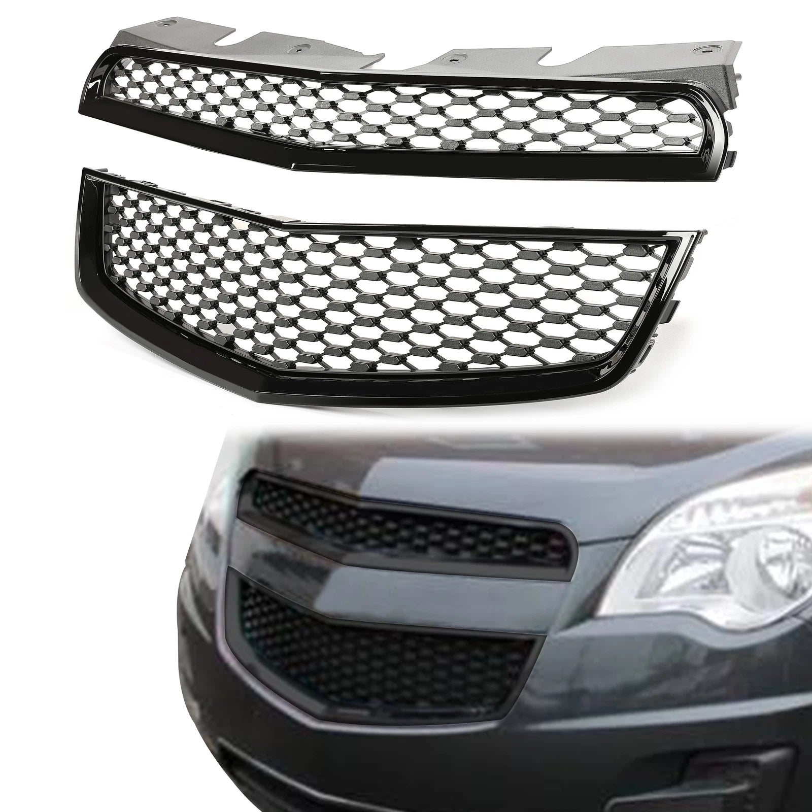 Honeycomb Grille Set for Chevy Equinox (2010–2015)