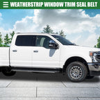 Front Right Window Belt Weatherstrip for Ford F-250 (1999–2016) Black