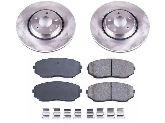 Front Brake Pad and Rotor Kit for Mazda CX-5 Turbocharged (2019–2024) ZG477XZ