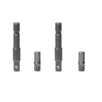 1/4 Hex Shank to 1/4 Socket Drive Adapter for Drill Drivers (Universal)